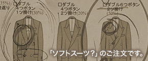 「ソフトスーツ？」のご注文です